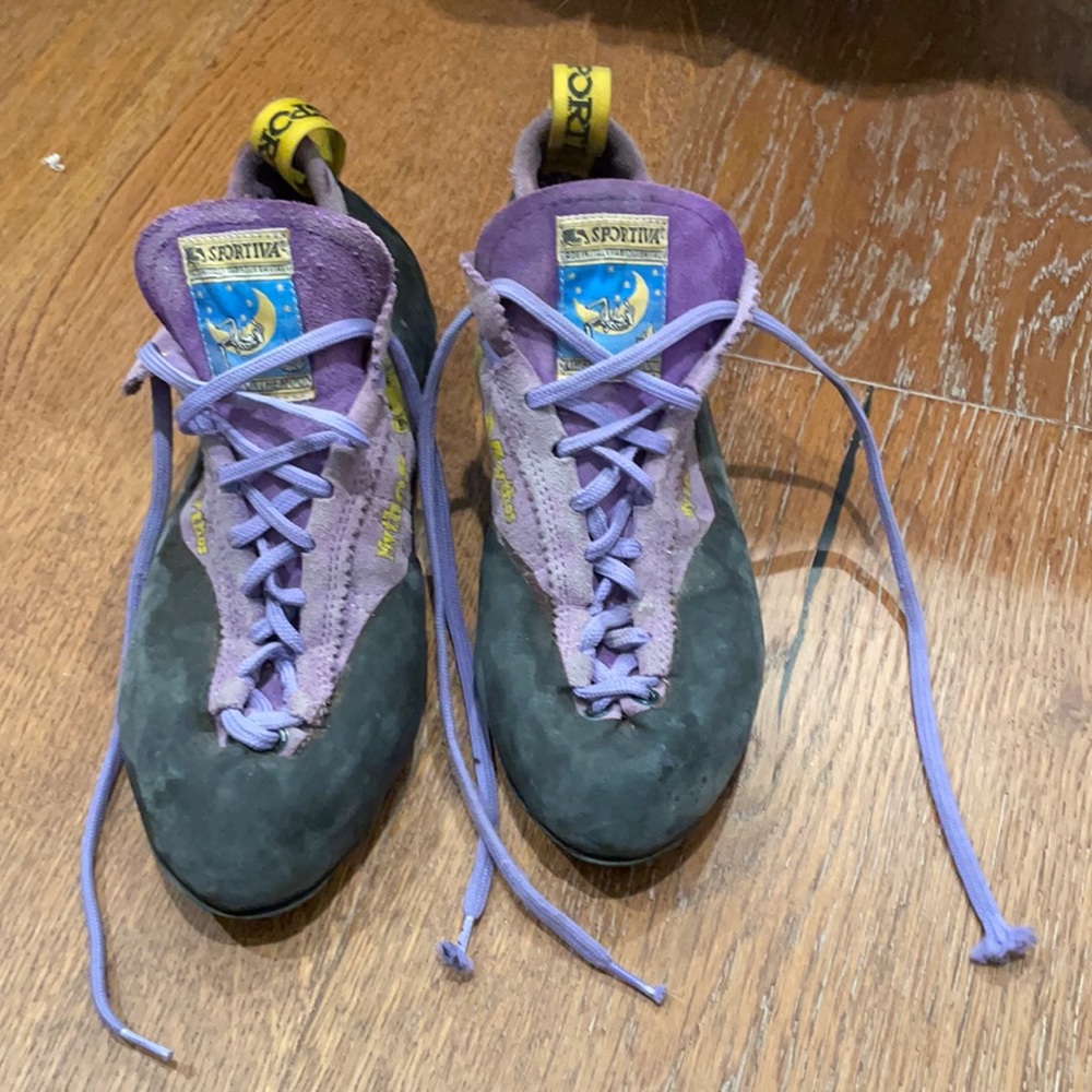 La Sportiva Purple Vintage Climbing Shoes